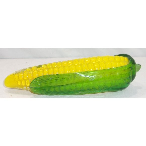 Beautiful Murano Style Encased Glass "Corn on the Cob" Decor - Picture 6 of 9